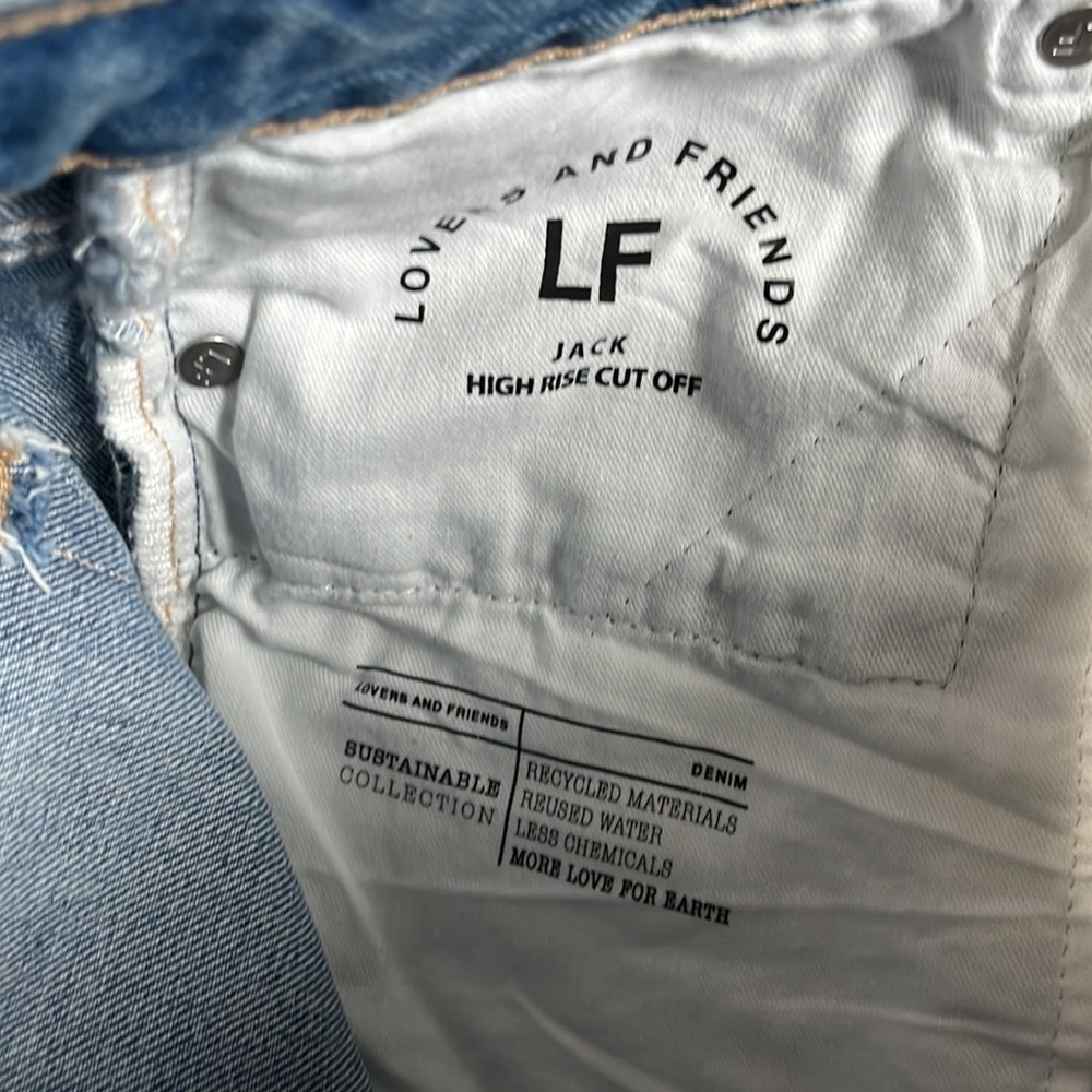 Lovers + Friends Peyton Jack High Rise Cut Off Shorts Size 29 NWT - Picture 11 of 15